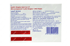 Lantus 100iu Cartridges 3ml Pack Of 5 Injections