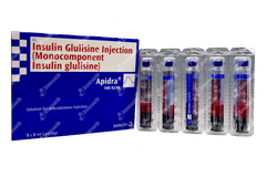 Apidra 100iu Cartridges 3ml Pack Of 5 Injections