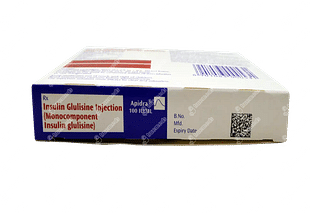 Apidra 100iu Cartridges 3ml Pack Of 5 Injections