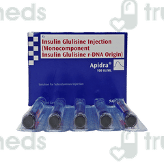 Apidra 100Iu Cartridges 3Ml Pack Of 5 Injections Apidra 100Iu Cartridges 3Ml Pack Of 5 Injections