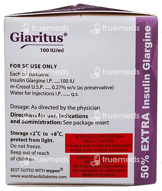 Glaritus 100 IU Injection 3ml (pack Of 3)