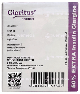 Glaritus 100 IU Injection 3ml (pack Of 3)