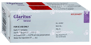 Glaritus 100iu Cartridge 3ml