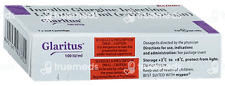 Glaritus 100iu Cartridge 3ml