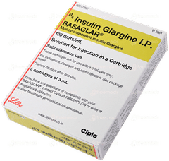 Basaglar 100Iu Cartridges 3Ml Pack Of 5 Injections
