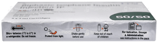 Xsulin 50/50 100iu Cartridges 3ml Pack Of 5 Injections