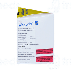 Wosulin R 100iu Cartridge 3ml Wosulin R 100iu Cartridge 3ml