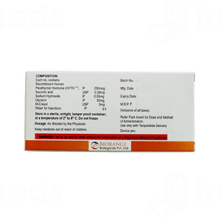 Bonrange Pth 750 MCG Injection 3 ML