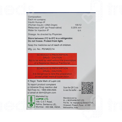 Huminsulin R 100iu Cartridge 3ml Huminsulin R 100iu Cartridge 3ml