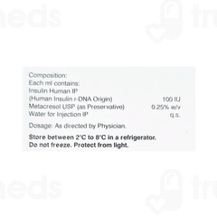 Huminsulin R 100iu Cartridge 3ml