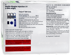 Toujeo 300iu Cartridges 1.5ml Pack Of 5 Injections