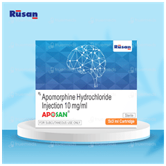 Aposan 10Mg Cartridge 3Ml Pack Of 5 Injections