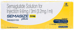 Semasize Plus 2.4mg Cartridge 3ml With 4 Needles