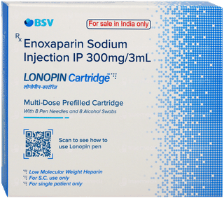 Lonopin Multi Dose Prefilled Cartridge 3Ml With 8 Pen Needles & Alcohol Swab