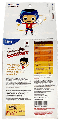 Activkids Immuno Boosters 7+ Years Choco Bites 7