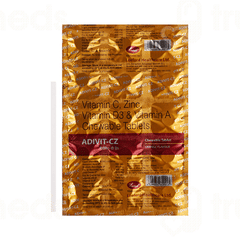 Adivit Cz Orange Flavour Chewable Tablet 15