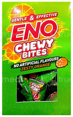 Eno Chewy Bites Zesty Orange Chewable Tablet 15