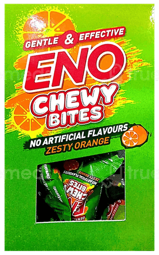 Eno Chewy Bites Zesty Orange Chewable Tablet 15