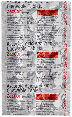 Zascor Chewable Tablet 15 Zascor Chewable Tablet 15