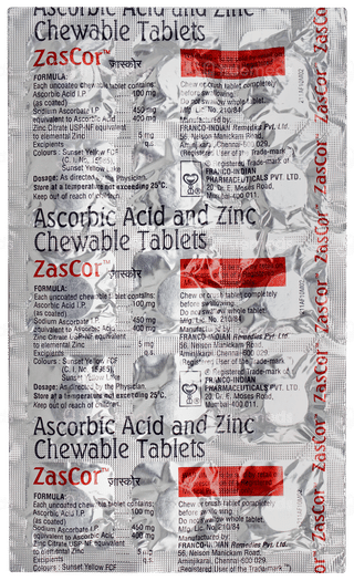 Zascor Chewable Tablet 15