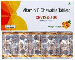Cevize 500 Orange Flavour Chewable Tablet 10