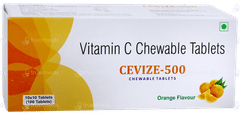 Cevize 500 Orange Flavour Chewable Tablet 10