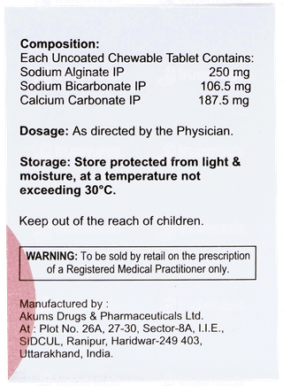 Dynacid Advance Sugar Free Chewable Tablet 9