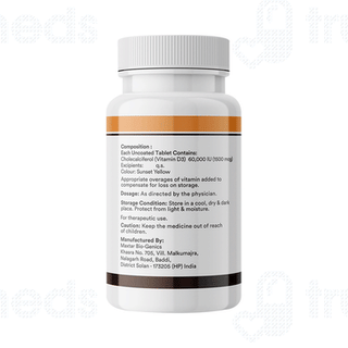 Inlife Vitamin D3 60000iu Chewable Tablet 40