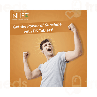 Inlife Vitamin D3 60000iu Chewable Tablet 40