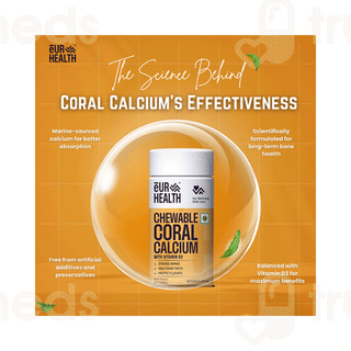 Eur Health Coral Calcium Mint Flavour Chewable Tablet 60