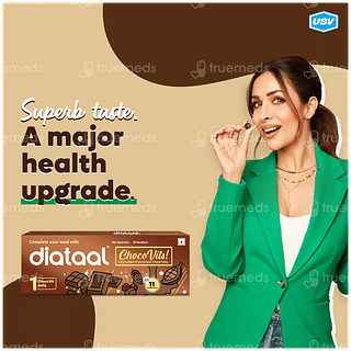 Diataal Chocovits Chocolate Flavoured Chewable Tablet 10