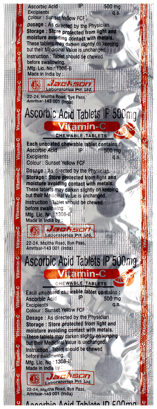 Jackson Vitamin C Chewable Tablet 10