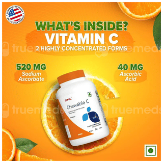 Gnc Vitamin C 500 Orange Chewable Tablet 30