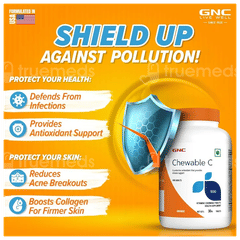 Gnc Vitamin C 500 Orange Chewable Tablet 30