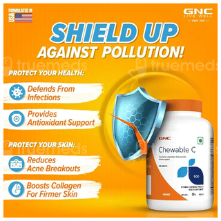 Gnc Vitamin C 500 Orange Chewable Tablet 30