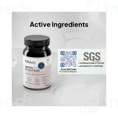 Miduty Methyl B 12 & Folate Chewable 100