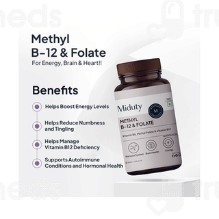 Miduty Methyl B 12 & Folate Chewable 100