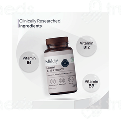 Miduty Methyl B 12 & Folate Chewable 100