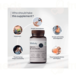 Miduty Methyl B 12 & Folate Chewable 100