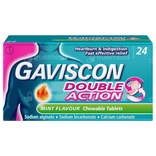 Gaviscon Double Action Mint Flavour Chewable Tablet 24