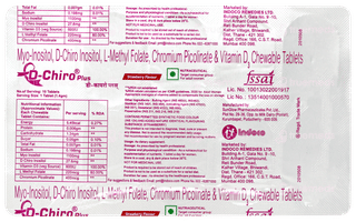 D Chiro Plus Strawberry Flavour Chewable Tablet 10