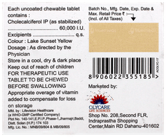 Calcifixx D3 Chewable Tablet 4 Calcifixx D3 Chewable Tablet 4