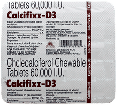 Calcifixx D3 Chewable Tablet 4 Calcifixx D3 Chewable Tablet 4