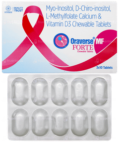Oraverse Mf Forte Chewable Tablet 10