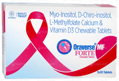 Oraverse Mf Forte Chewable Tablet 10