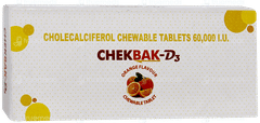 Chekbak D3 Orange Flavour Chewable Tablet 10