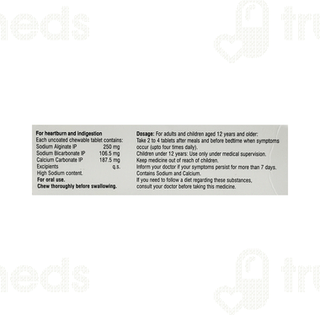 Instaraft Peppermint Flavour Chewable Tablet 10