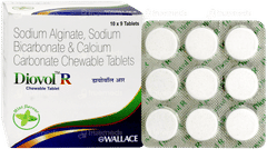 Diovol R Mint Flavour Chewable Tablet 9