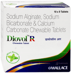 Diovol R Mint Flavour Chewable Tablet 9