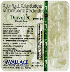 Diovol R Mint Flavour Chewable Tablet 9